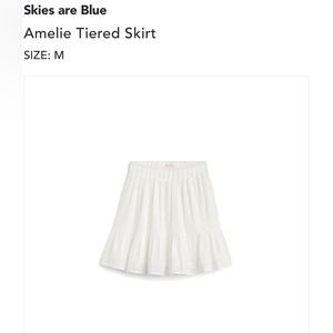 Skies Are Blue Skirt